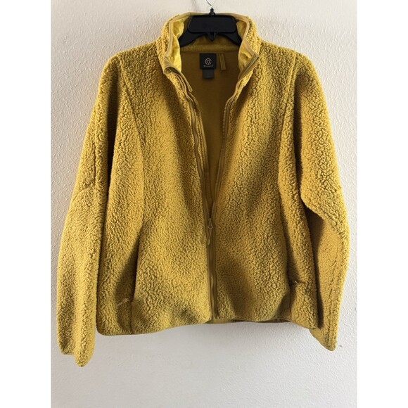 C9 Champion Women’s jacket Zip High Pile Teddy Jacket mustard size XL warm cozy - Picture 15 of 15